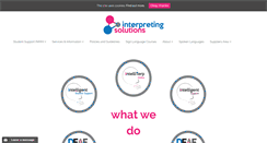 Desktop Screenshot of interpretingsolutions.co.uk
